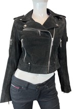 Leather biker style black  Mission  women&#39;s jacket XS - $70.00