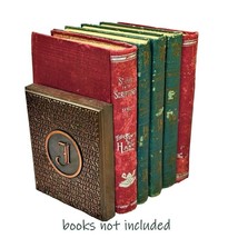 Vintage Great Writers Poets in History Bookends Personalized INITIAL J L... - £69.37 GBP