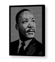 Martin Luther King Speech Mosaic AMAZING Framed 8.5X11 Limited Edition Art w/COA - £15.00 GBP