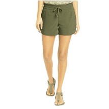 EDDIE BAUER Green Shorts Women&#39;s Large Escapelite Pull-On Casual Olive Exercise - £25.32 GBP