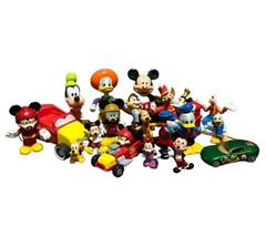 18 Disney Mickey Minnie Mouse Goofy Donald Pluto Figures PVC Toy Action Figures - £11.79 GBP