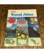 Vintage Exxon travel club travel atlas USA Canada Mexico trip planner mo... - £15.26 GBP