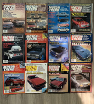 1981 Motor Trend Magazine Lot Full Complete Year Jan-Dec Automotive 1-12 - £36.21 GBP