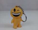 Novelty Smiley Winky Face Man Figure Keychain - $3.87