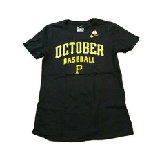 New Pittsburgh Pirates Nike &quot;October Baseball&quot; Logo Women&#39;s Small Shirt - £17.02 GBP