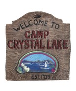 Jason Voorhees Friday The 13th Camp Crystal Sign 18 x 17 x 1.25 inches (... - £110.78 GBP