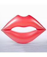 Giant red lip inflatable pool float water raft swimming toy outdoor loun... - $24.00