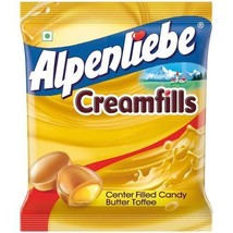 Alpenliebe Creamfills Center Filled Candy Butter Toffee (46 Peices) (Pack of 4) - £26.80 GBP