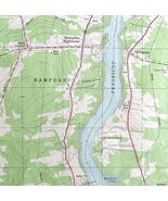 Map Hampden Maine USGS 1982 Topographic Geological 1:24000 27x22&quot; 2 TOPO14 - €38,40 EUR