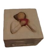 2003 Willow Tree "From The Heart" Square Trinket Box - $9.23