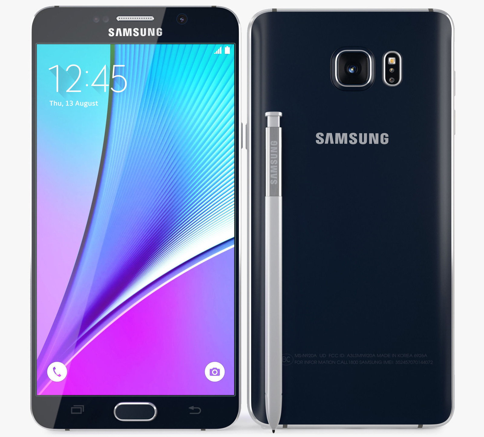 Samsung galaxy note 5 n920p USA 4gb 32gb black 5.7" screen Android 4g smartphone