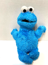 Hasbro 2010 Sesame Street Plush Cookie Monster Stuffed Animal Lovey 10&quot; ... - £8.46 GBP