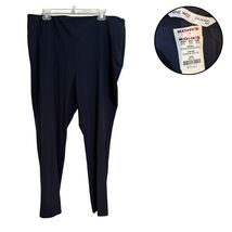 Nine West Women’s Dark Blue Dress Pants 16W Comfy Work Trousers with Tag - $21.24
