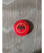 Bacardi Rum Pin Button Light Up DOESNT WORK Orange Estd 1862 Bat 1 3/4&quot; ... - £5.94 GBP