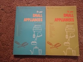 Fix Your Small Appliances By Jack Darr Vol 1 &amp; 2 1974 1st Printing Paperbacks... - £14.87 GBP