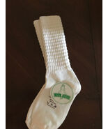 Feis Mates White Poodle Socks, Irish Dance, Size P (Ch8-Ch9.5), New - $139.67 MXN
