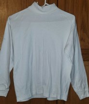 Kids Girls Boys Polo Neck T Shirt Cotton Turtleneck Jumper Long Sleeve Med 10-12 - $4.85