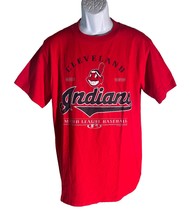 MLB CLEVELAND INDIANS Lee Sport Short Sleeve T-Shirt Red Medium SEE DESC... - $258.16 MXN