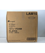 Pack of 4 Genpak Elite Laminated Foam 10 1/4&quot; Plates  125/Pack 500 Count... - $89.09 CAD