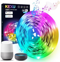 Smart Wifi Led Strip Light 50Ft Led Lights For Bedroom With App Control And - $38.99