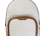 New Michael Kors Jaycee Large Logo Backpack Vanilla - £90.26 GBP