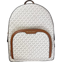New Michael Kors Jaycee Large Logo Backpack Vanilla - £91.27 GBP