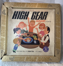 Vintage Mattel High Gear Board Game Mechanical Maneuver Strategy STEM 1962 - £19.10 GBP