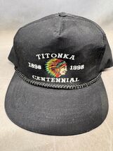 Vintage Titonka Iowa Centennial SnapBack Hat Trucker Cap 1898 1998 India... - $24.96