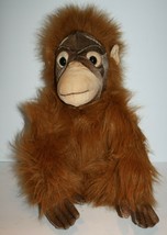 Animal Planet Orangutan 15" Monkey Thick Furry Orange Plush Fur Stuffed Soft Toy - $19.35