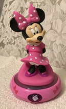 Disney MINNIE MOUSE Figural Night Light - Peachtree Playthings, Auto-Shu... - £16.59 GBP
