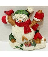 Christmas Resin Refrigerator Magnets 3 Santa Claus 1 Snowman And 1 Puppy... - £10.67 GBP