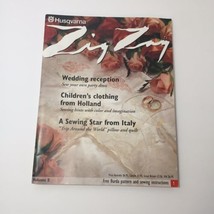 Zig Zag Magazine Husqvarna Vol 8  Dress Jacket Burda Pattern Included Se... - $11.86