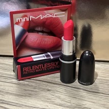 MAC Mini Retro Matte Lipstick 706 Relentlessly RedTravel Size. NEW - £10.38 GBP