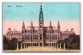 Ayuntamiento De Viena Città Hall Vienna Austria Unp DB Cartolina Z5 - £4.48 GBP