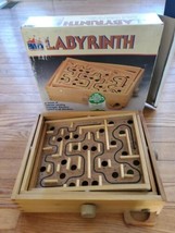 VIintage 1987 Pavilion All Wood Labyrinth Board Game NO BALL - $33.94