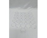Lot Of (26) Clear Board Game Coin Capsules Acessory 1&quot; - $49.49
