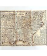 Map Chronology South Civil War Reproduction 2004 24 x 18&quot; Military Histo... - $41.99 CAD