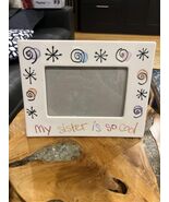 Russ Ceramic Picture Frame - My Sister Is So Cool - $19.80