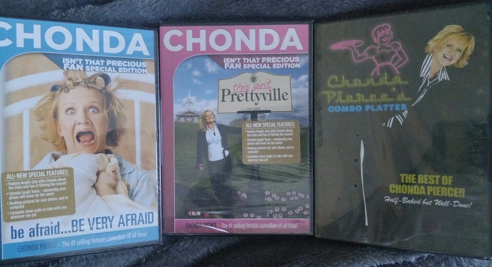 Lot Of 3 New Chonda Pierce DVDs Be Afraid, This Ain't Prettyville, Combo Platter - $29.69 Lot Of 3 New Chonda Pierce DVDs Be Afraid, This Ain't Prettyville, Combo Platter - $29.69