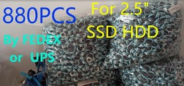 HP Compaq 2.5&quot; HDD Hard Drive SSD screw 594220-001 800 480 680 880 DC7800 DC7900 - £109.02 GBP