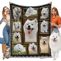 Samoyed Blanket For Women Men Kids, Samoyed Gifts For Samoyed Dog Lover, Soft Co - £42.70 GBP
