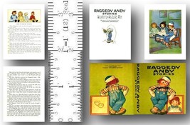 Handcrafted 1:6 Scale Miniature Book Raggedy Andy Stories Modified Barbie Plays - £31.44 GBP