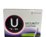U By Kotex Super Security Tampons Super Absorbency Unscented 16 Count Se... - £26.70 GBP