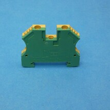 Weidmuller WPE6 PE Grounding Terminal Block 1 Circuit #20-#8 AWG - $2.99