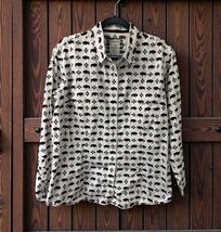 Panhandle Rough Stock Buffalo Print Western Long Sleeve Cowboy Shirt Sz 1X - $19.79