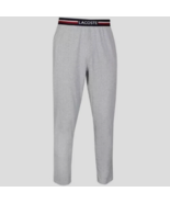 LACOSTE Genuine Mens Sleepwear Lounge Pajama Pants Mens XL Gray Soft Cotton - $57.48 CAD