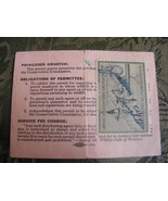 1956 Duck Stamp Signed On Card - $14.84