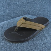 Dockers Men Flip Flop Sandals  Brown Synthetic Slip On Size 11 Medium (D... - $16.78
