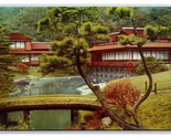Sankeien Garden Yokohama Japan UNP Chrome Postcard L20 - $4.90
