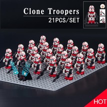 21pcs Star Wars Emperor Palpatine and Imperial Clone Shock Troopers Minifigures - £25.94 GBP